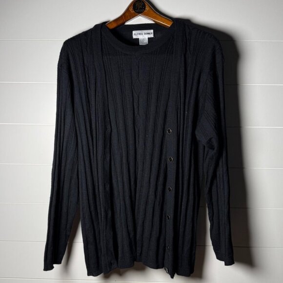 Alfred Dunner Sweaters - ALFRED DUNNER Sweater Women Black 2X- One piece